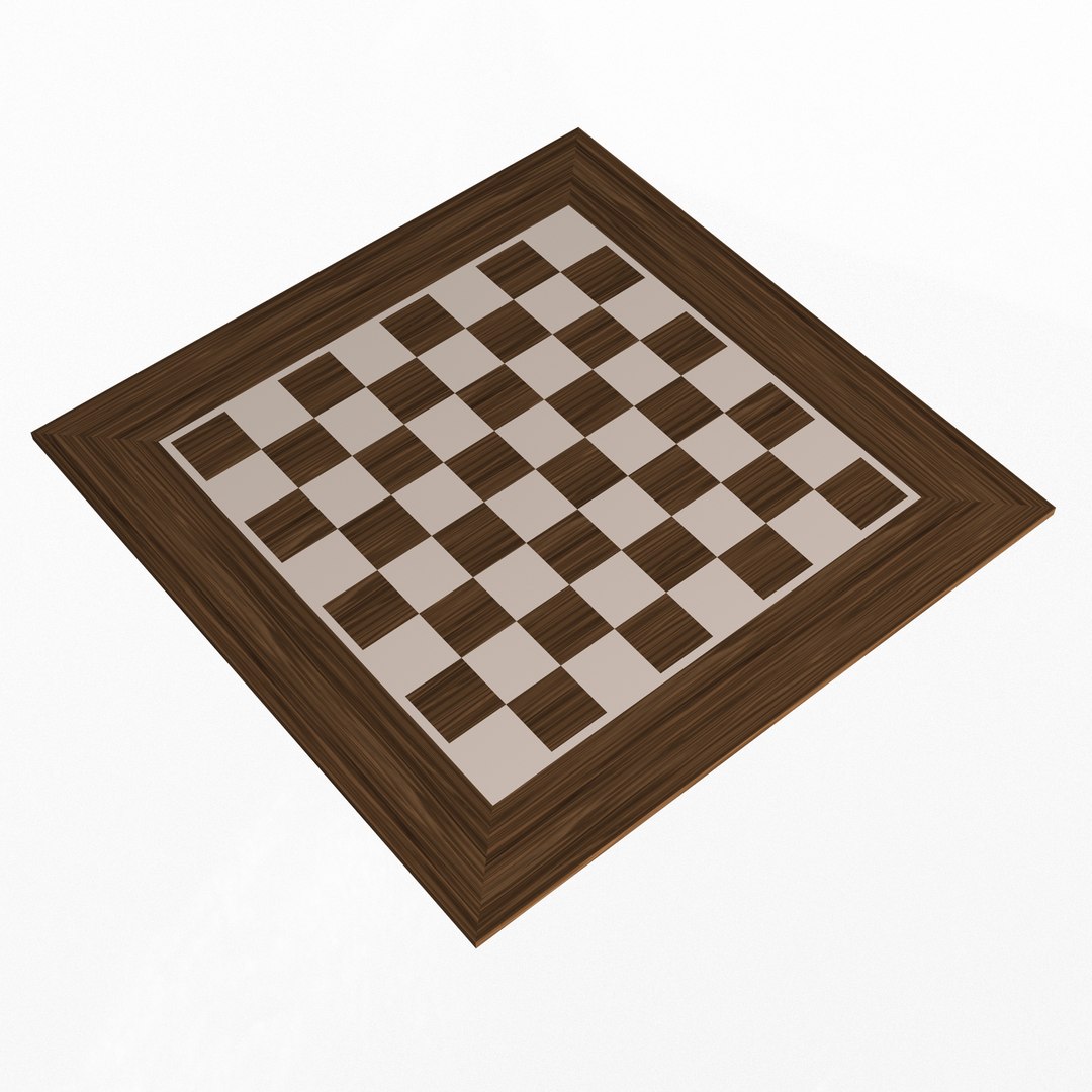 Chess Board 3D model - TurboSquid 1766841