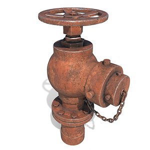 3D rusty crane model