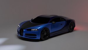 bugatti chiron 3D model