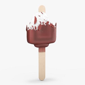 Eaten Chocolate Dipped Vanilla Ice Cream Bar