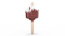 Eaten Chocolate Dipped Vanilla Ice Cream Bar