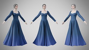 Dress 40 Single Blue