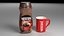 Jarra y taza de café Nescafé