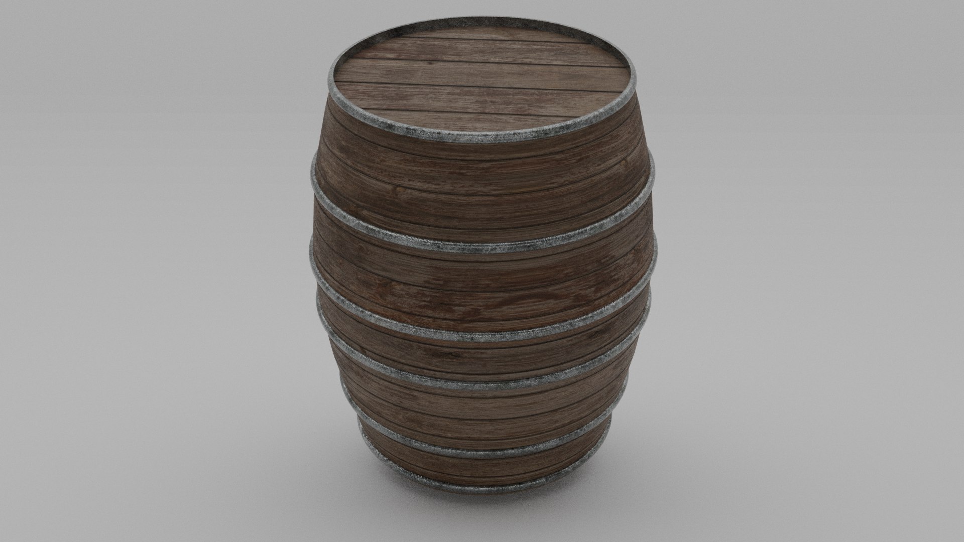 Free 3D Wooden Barrel Model - TurboSquid 2266006