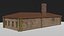 Wooden house for videogames