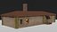 Wooden house for videogames