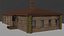 Wooden house for videogames