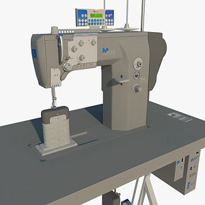 Sewing machine for the production of shoes 3D