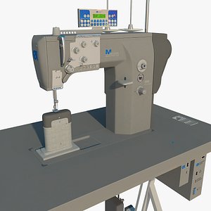 Sewing machine for the production of shoes