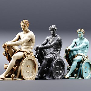 Ares Sculpture 3D model