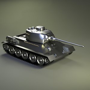 tank t-34-85 3D model