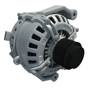 3d model engine alternator
