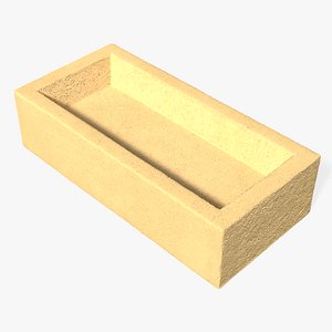 Calcium Silicate Block Frogged Yellow