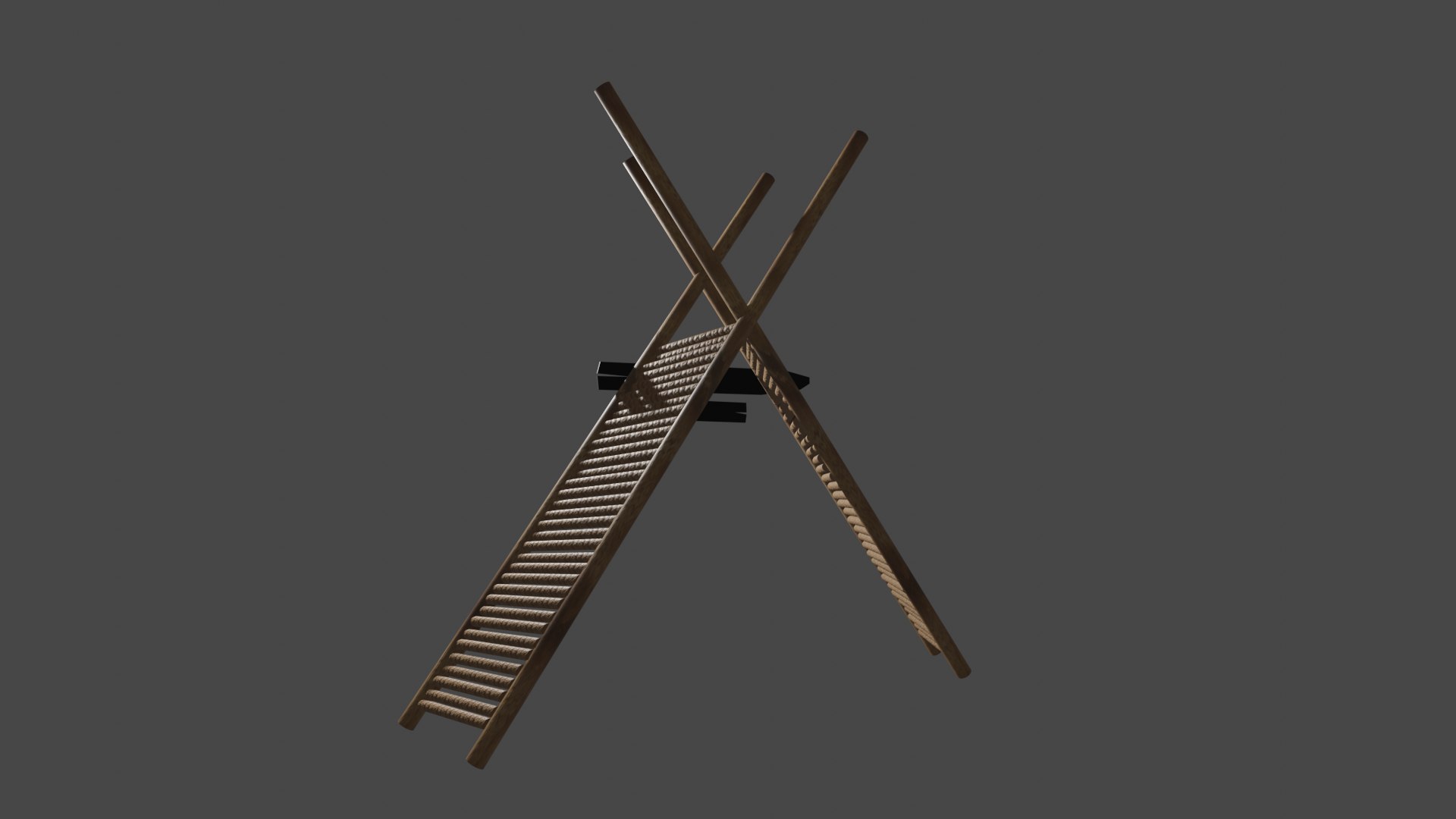 3D Model Wooden Gate - TurboSquid 2008100