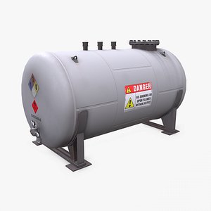 Fuel Tank Low-poly PBR 3D model