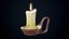 Old Melted Candle PBR