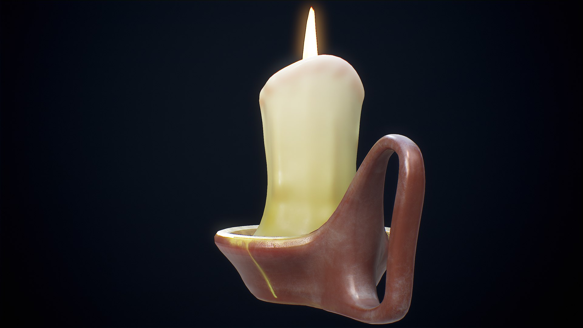 3D Old Melted Candle PBR model https://p.turbosquid.com/ts-thumb/yV/AEhP3i/aU/r_viewport_007/png/1676772506/1920x1080/fit_q87/dc845980bce8be966ab298b78c3d5c8531254a25/r_viewport_007.jpg