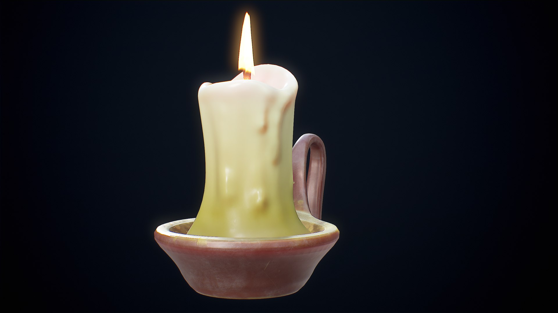 3D Old Melted Candle PBR model https://p.turbosquid.com/ts-thumb/yV/AEhP3i/ot/r_viewport_001/png/1676772498/1920x1080/fit_q87/4c17a5f1528566318986685c6ee57bc1285750d9/r_viewport_001.jpg