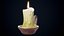 Old Melted Candle PBR