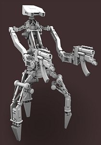 3d droid guns