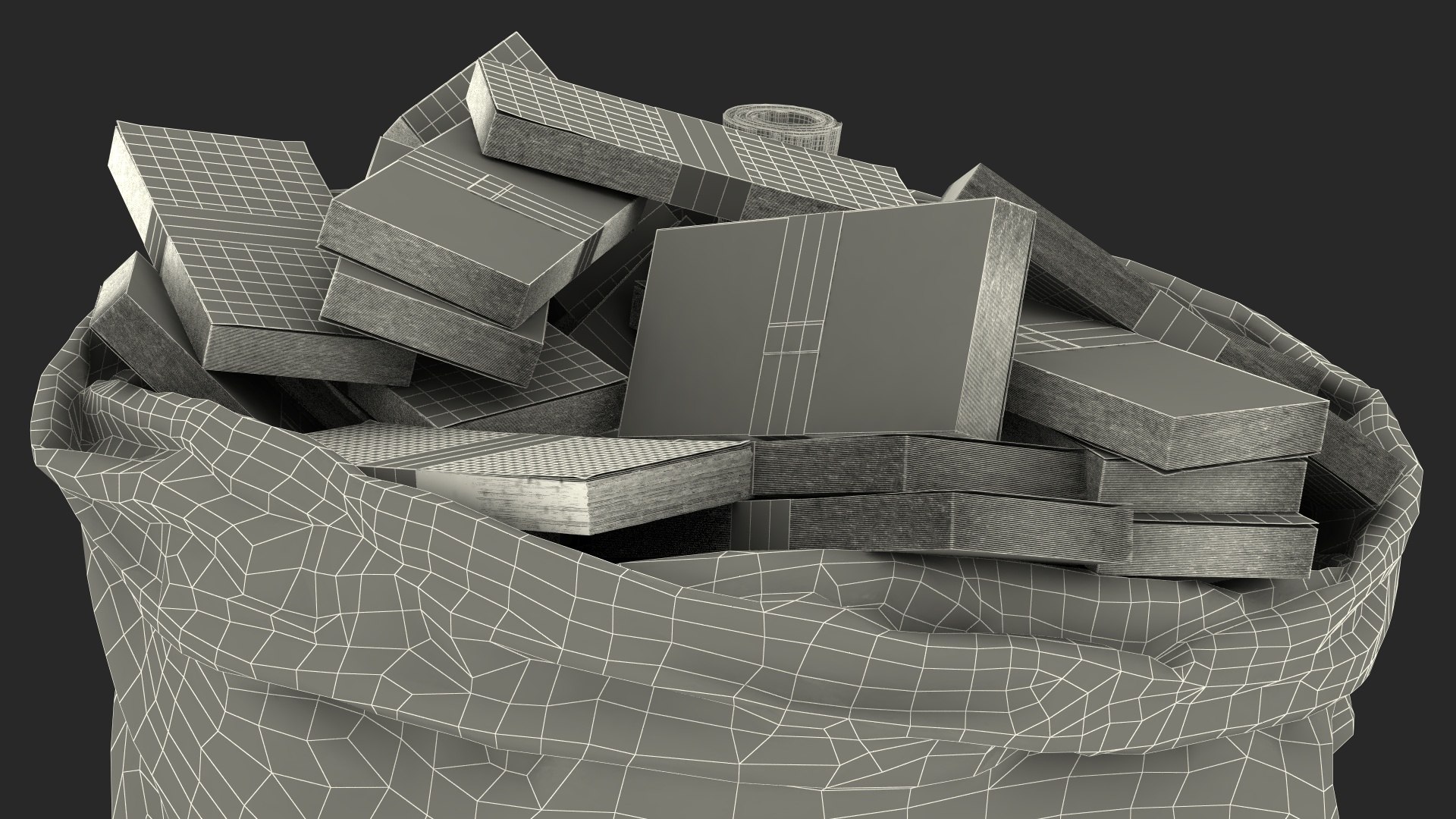 3D Trash Bag Full of Money https://p.turbosquid.com/ts-thumb/yV/LBzHFE/E6/trashbagfullofmoney3dsmodel031/jpg/1679488671/1920x1080/fit_q87/5af7f97b5fa1694ecb3c202cd66206e40ede1d22/trashbagfullofmoney3dsmodel031.jpg