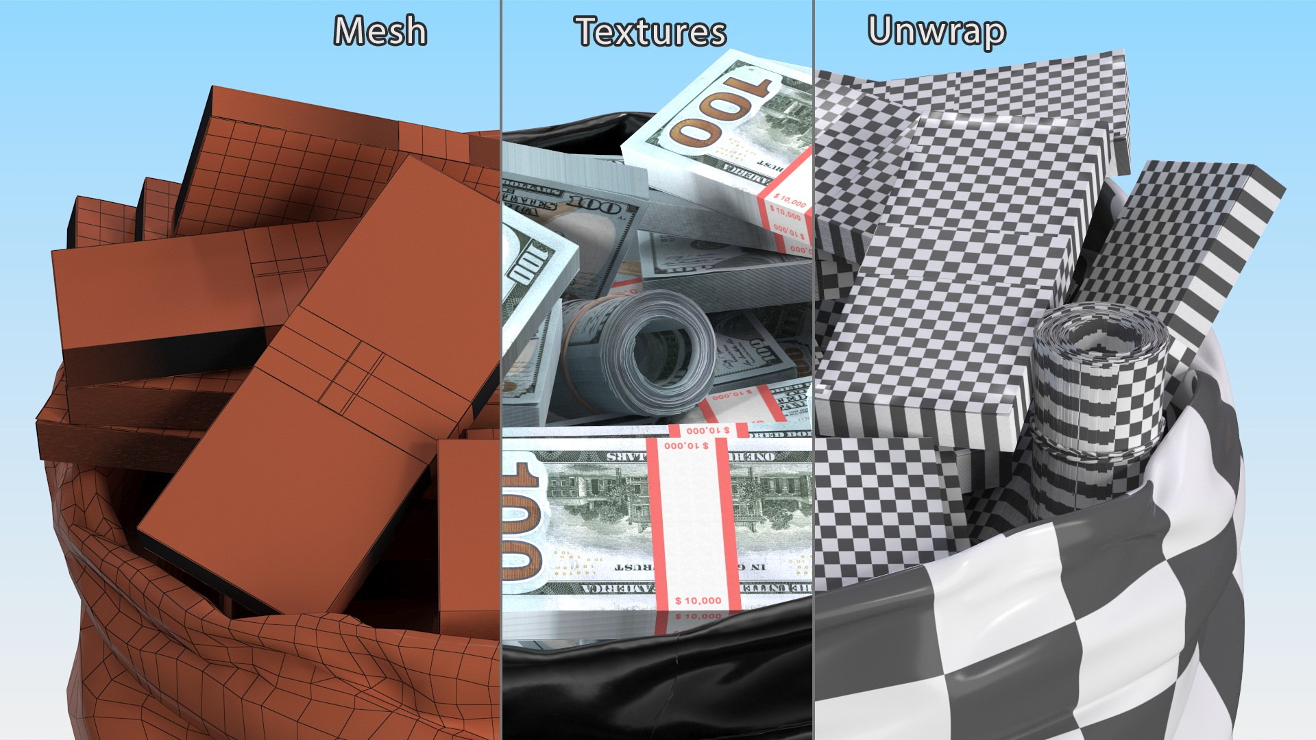3D Trash Bag Full of Money https://p.turbosquid.com/ts-thumb/yV/LBzHFE/HZ/trashbagfullofmoney3dsmodel025/jpg/1679488653/1920x1080/fit_q87/ac5f2eb59174ebf034ad827752e0d445a06270b2/trashbagfullofmoney3dsmodel025.jpg