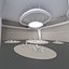 Sala conferenze espositiva futuristica Interni futuristici 3D