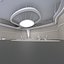 Sala conferenze espositiva futuristica Interni futuristici 3D