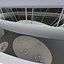 Sala conferenze espositiva futuristica Interni futuristici 3D