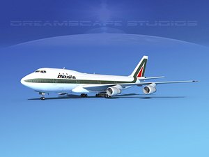 747-100 boeing 747 3d model