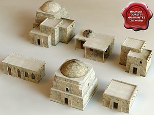 3d model of arab houses vol1