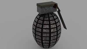 Realistic Hand Grenade Model