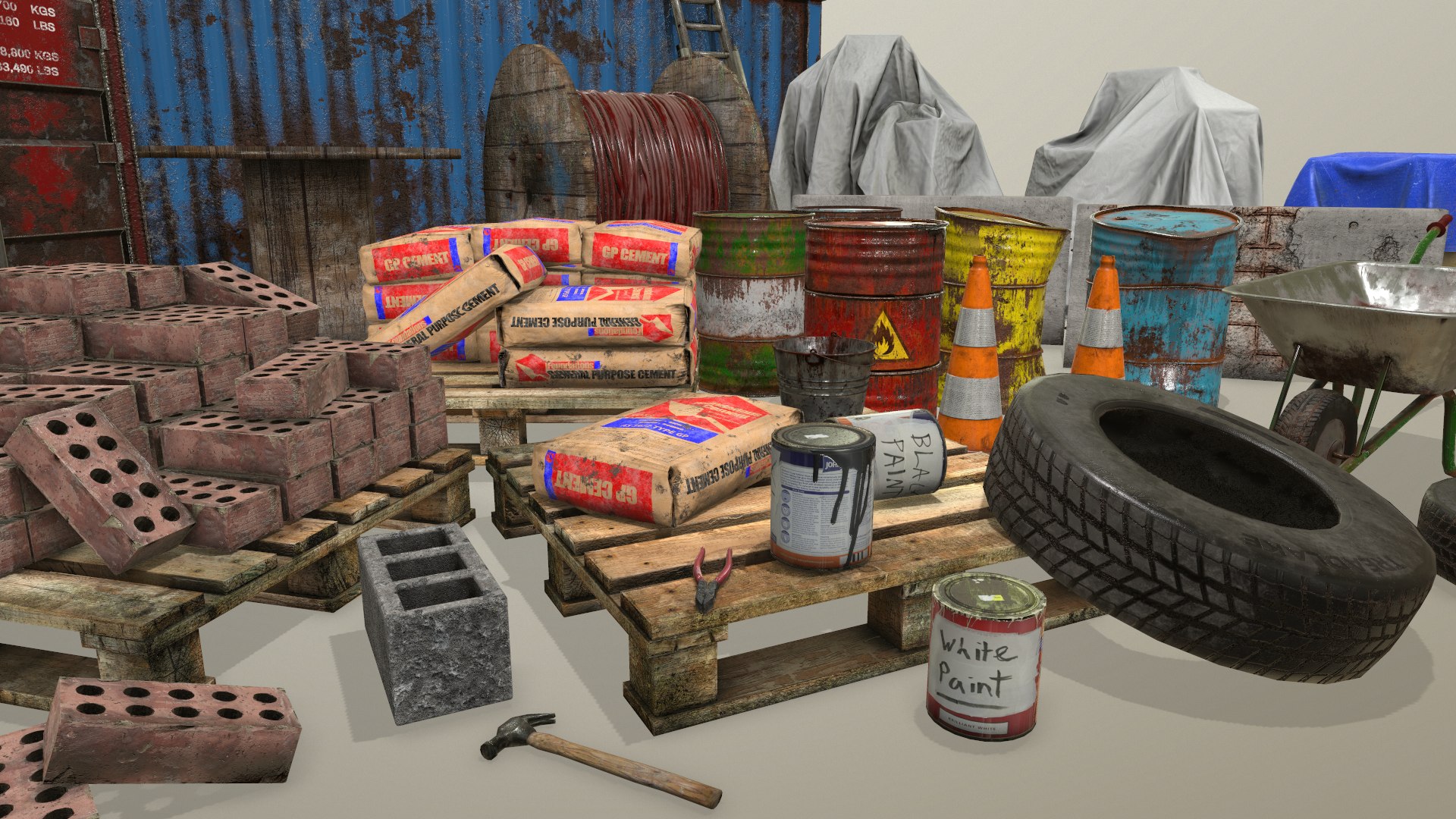 3D Construction Site - Building Site - Industrial - Warehouse - Game Ready Prop Pack https://p.turbosquid.com/ts-thumb/yV/UbcrFk/PP/screenshot002/png/1696007123/1920x1080/fit_q87/daae37dae392c4aa7a8bfbe6adfdbab64daeb7ba/screenshot002.jpg