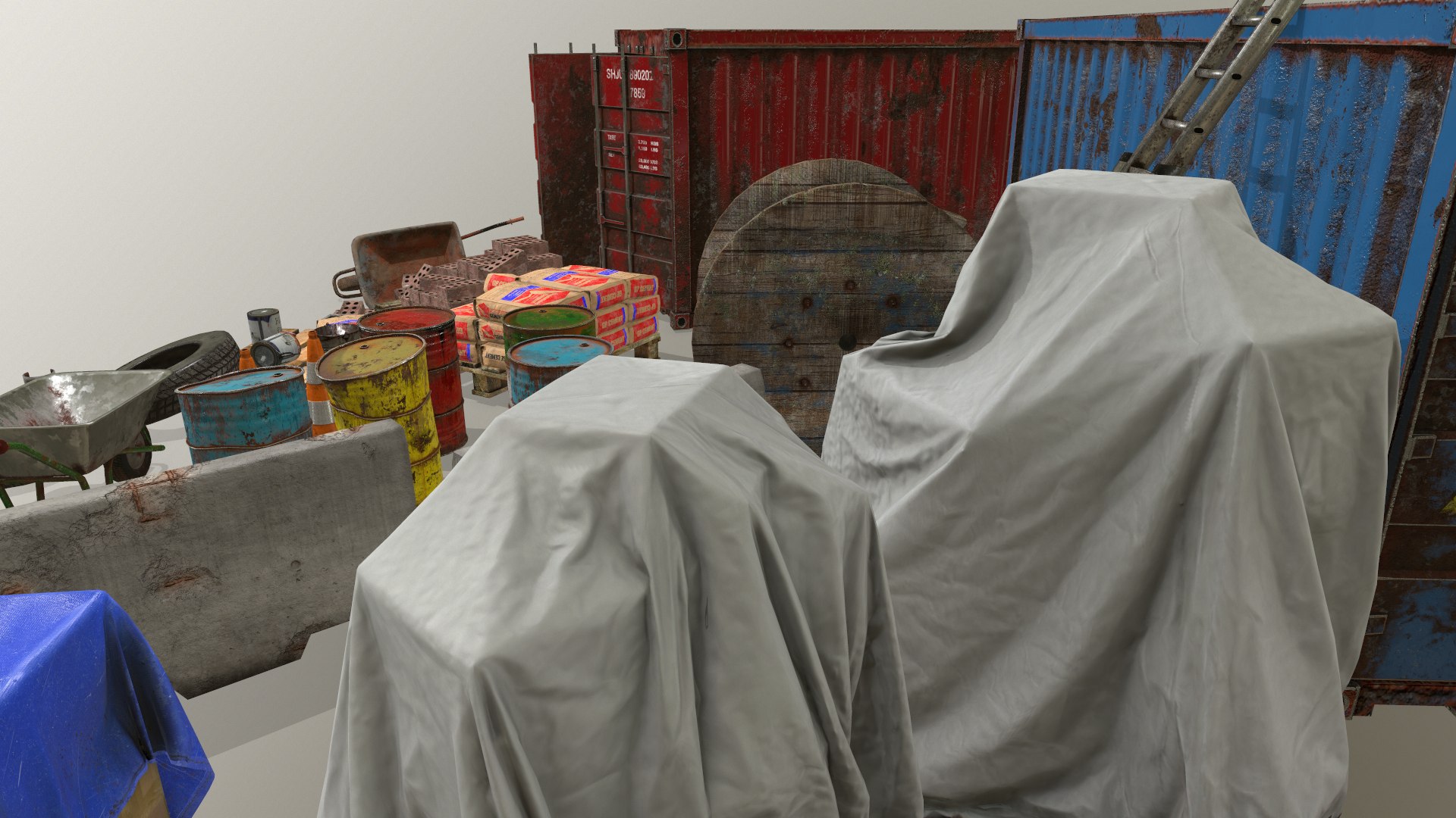 3D Construction Site - Building Site - Industrial - Warehouse - Game Ready Prop Pack https://p.turbosquid.com/ts-thumb/yV/UbcrFk/zL/screenshot014/png/1696007339/1920x1080/fit_q87/a6ffd0f712dbb55161a356f346678d4b3199cf9e/screenshot014.jpg