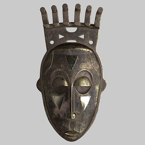 old mask african 3D model