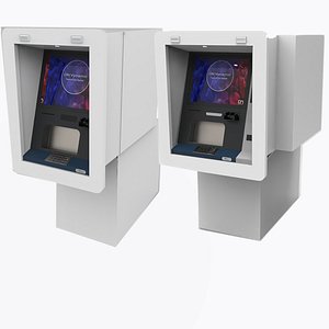 DN SERIES 450 - 250 Diebold Nixdorf ATM 3D model