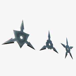3D model Shuriken collection