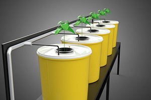 3D model INDOOR HYDROPONIC SEEDLING PLANT PROPAGATION SYSTEM BATO FARM