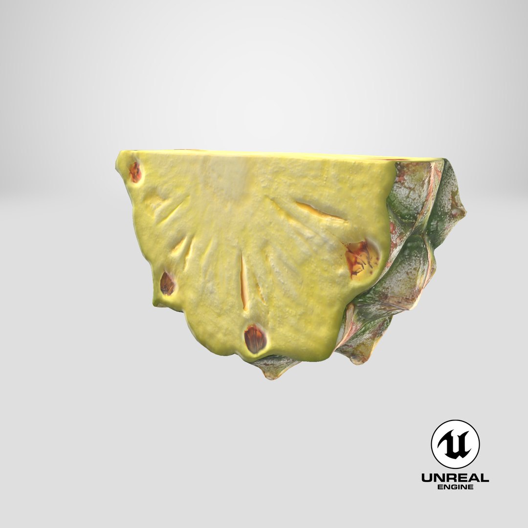 Pineapple Slice 2 3D model https://p.turbosquid.com/ts-thumb/yV/btYP1F/jv/stemcell_unreal_render/png/1690475058/1920x1080/fit_q87/5264e8525179c6c0f154a27f6cf2c8c7eef3e57a/stemcell_unreal_render.jpg