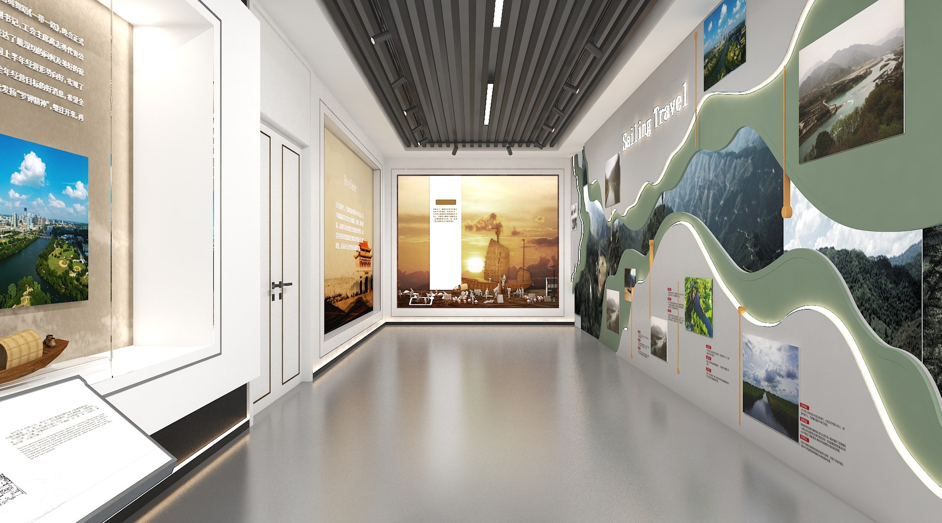 3D Contemporary Museum-Style Gallery Model - TurboSquid 2477351