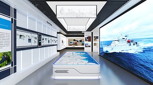 3D Contemporary Museum-Style Gallery model