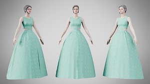 Dress 32 Cyan