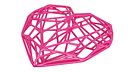 Parametric Wireframe Skeletal Heart v1