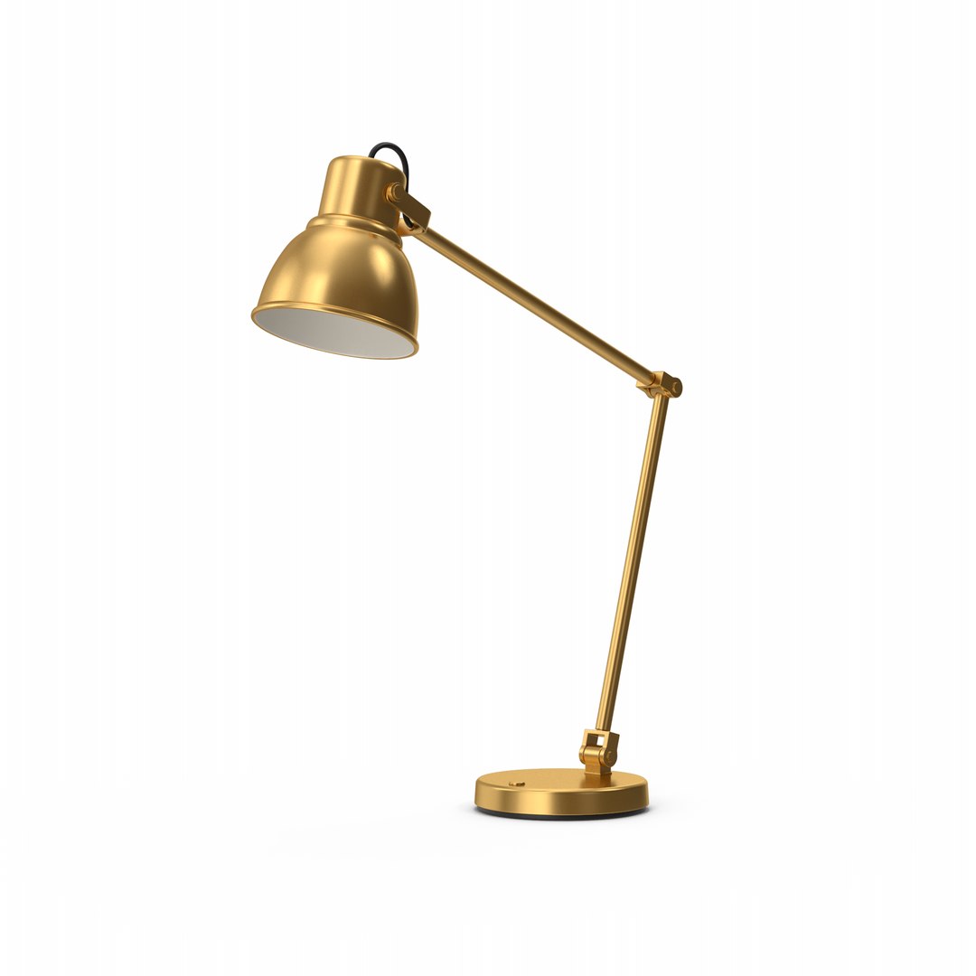 Gold Table Office Lamp 3D - TurboSquid 1837914