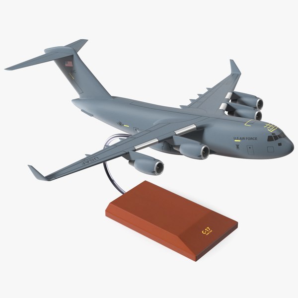 Globemaster III Scale Model with Stand 3D
