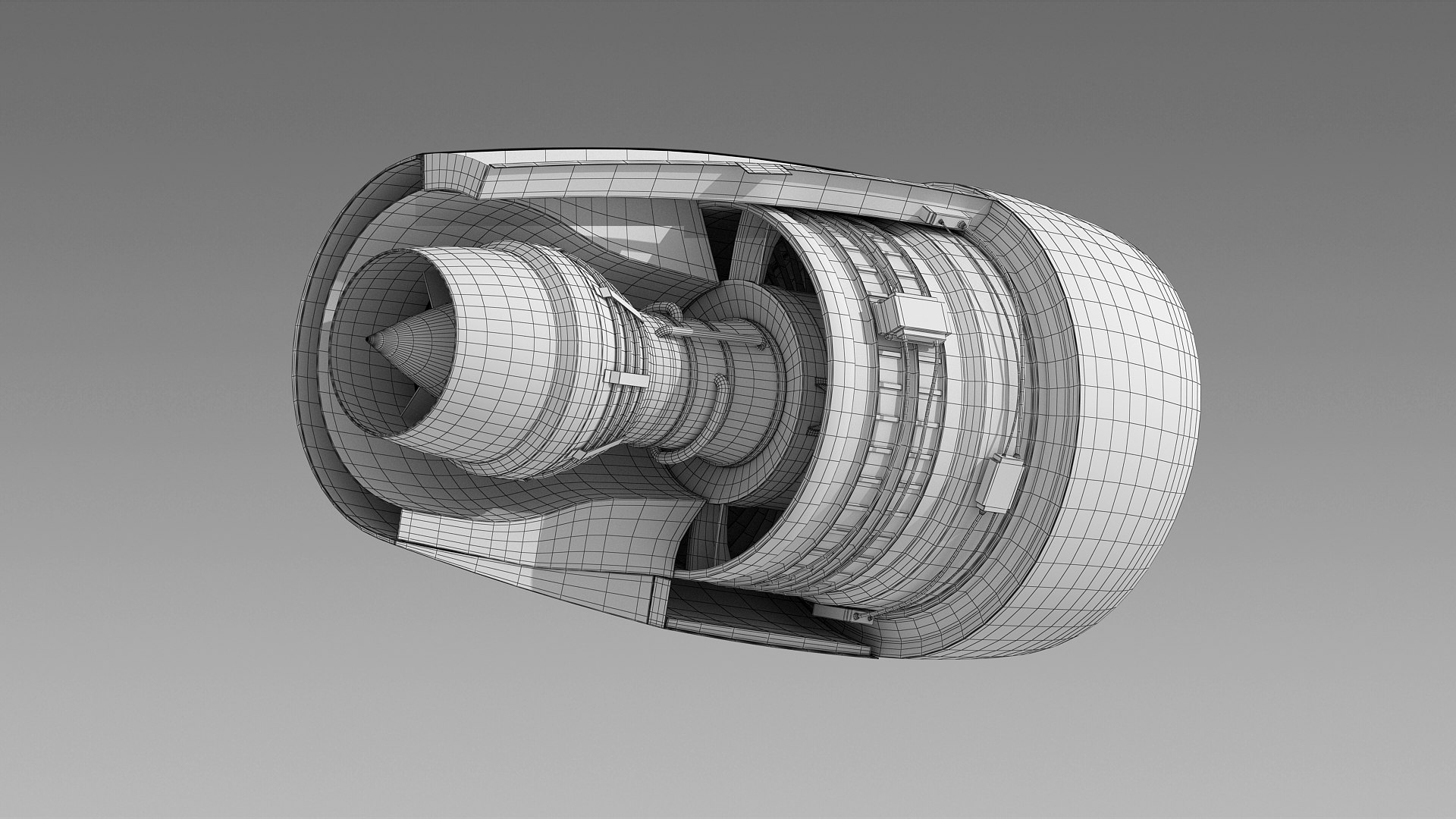 Boeing 747-757-767 Family Engine 3D - TurboSquid 2175624