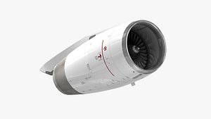 Boeing 747-757-767 Family Engine 3D