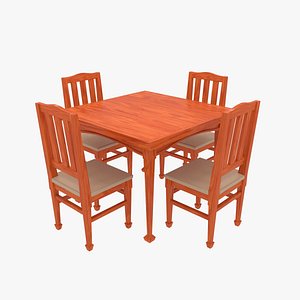 Wooden Dining Table Set Jackwood