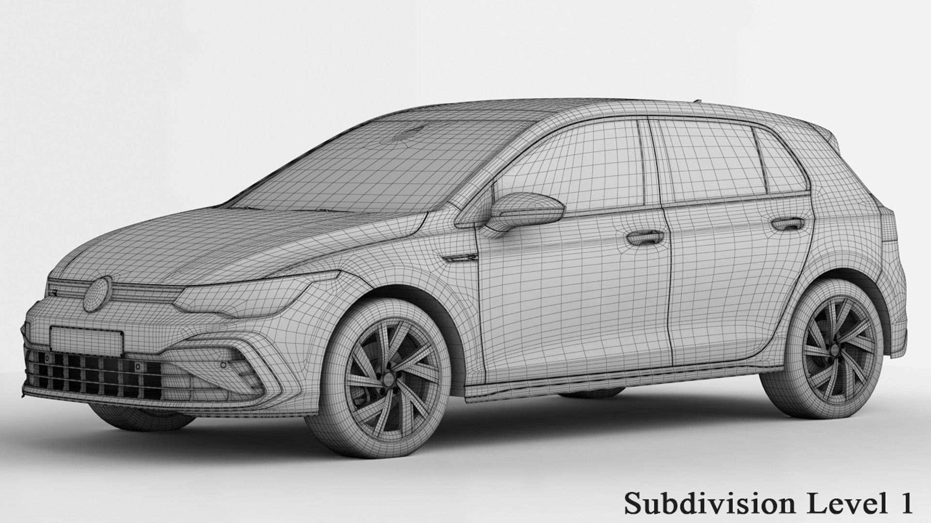 3D Volkswagen Golf R-line Model - TurboSquid 1653871