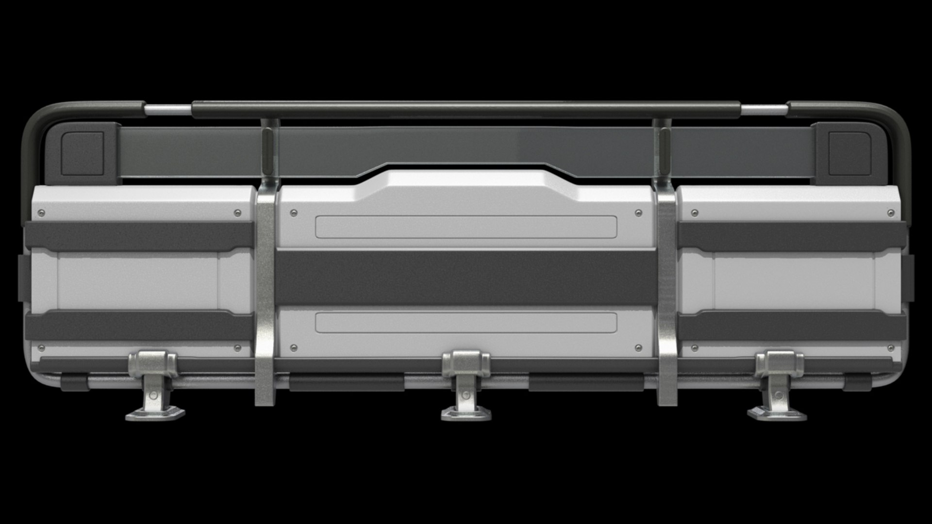 Modular Railings Sci Fi 3d Model